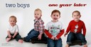 two boys, one year later